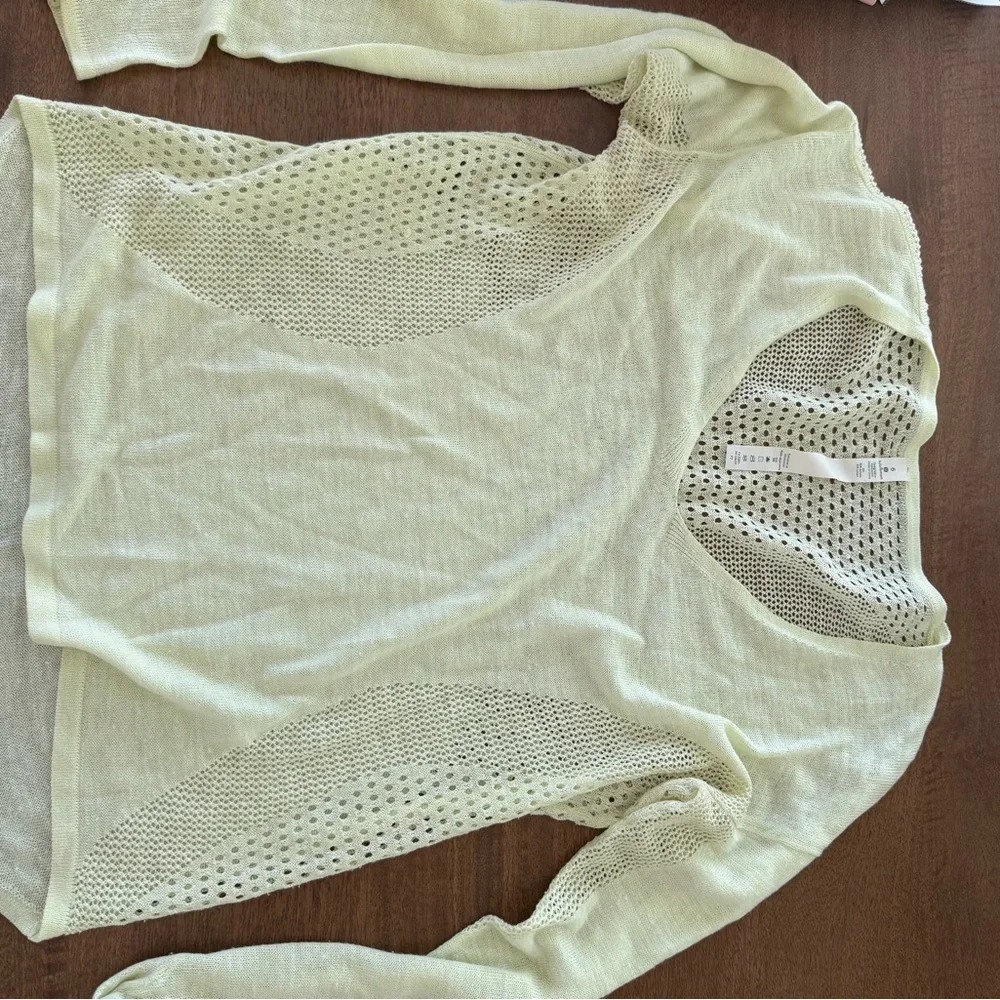 Lululemon Still Movement Sweater Linen